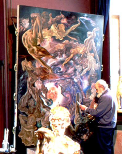 Anthony Brandt painting Cosmos (2000)